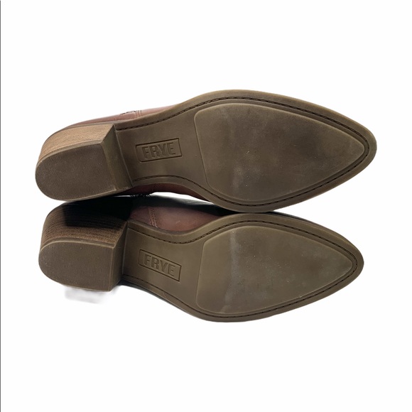 FRYE Judith Double Zip Ankle Boots in Whisky 6.5 - Picture 9 of 9